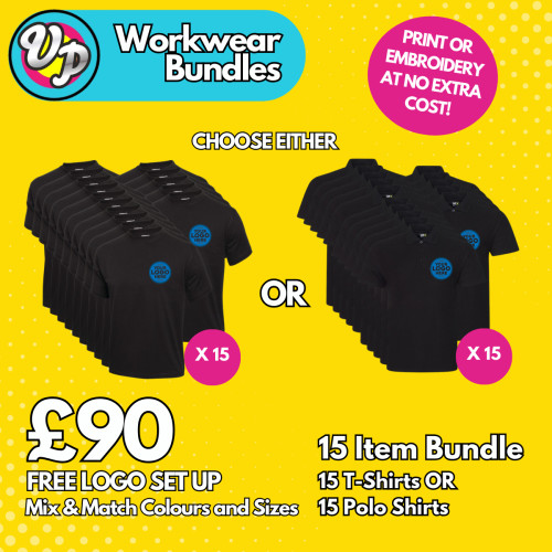 T-Shirt or Polo Workwear Bundle