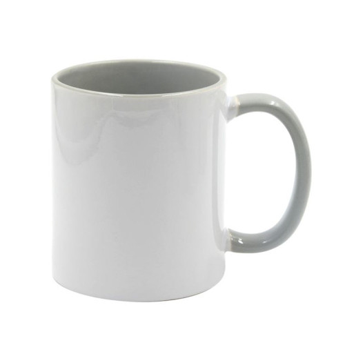 11oz Grey Coloured inner mug and handle + mug box