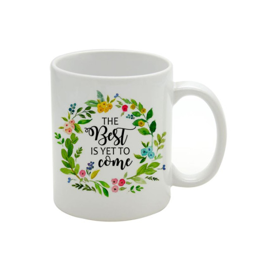 11oz White Polymer Unbreakable Mug