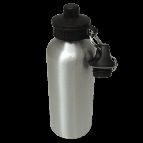 Aluminium Water Bottle 500ml Silver