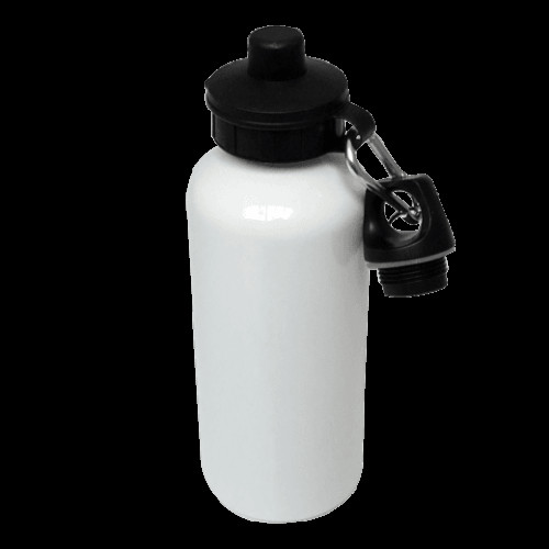 Aluminium Water Bottle 500ml White