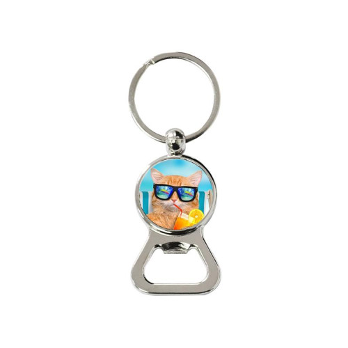 Bottle Opener Metal Keyring