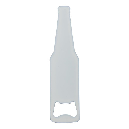 Bottle Shaped bottle opener - White