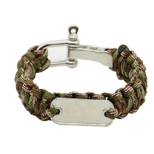 Paracord bracelet camouflage