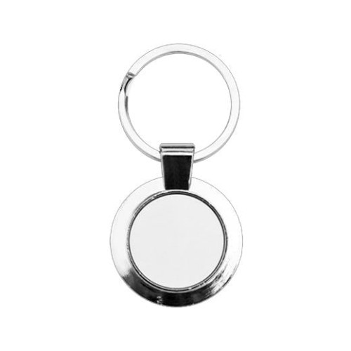 Round Metal Keyring