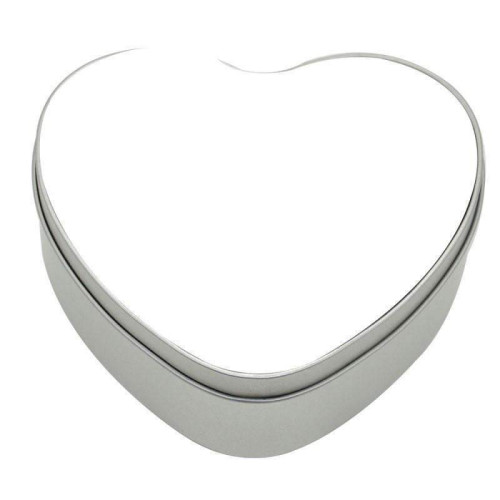 Love Heart Metal Tin - Silver