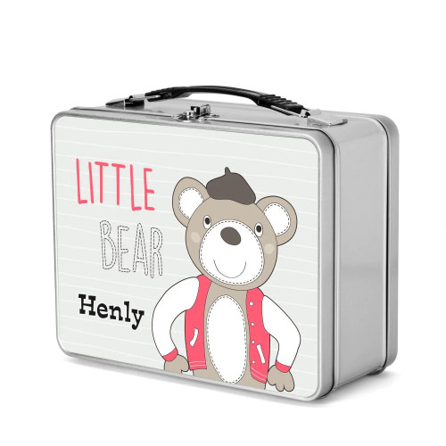 Metal Lunch Box - Silver