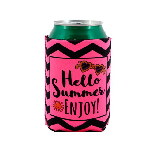 Neoprene Can Cooler - Pink Neon