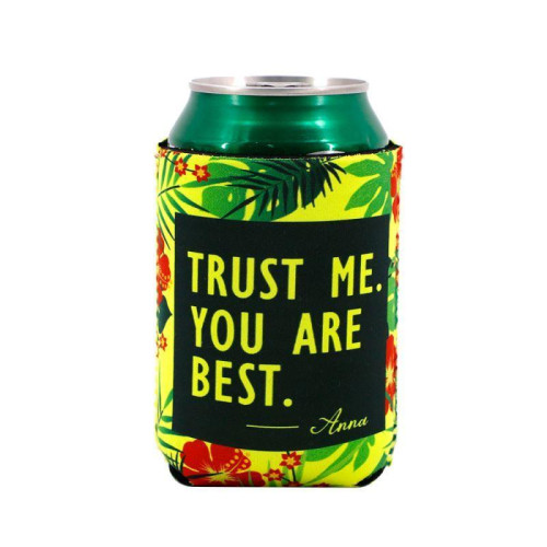 Neoprene Can Cooler - Green Neon