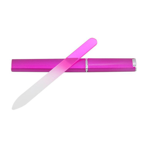 Nail File - Pink With Case