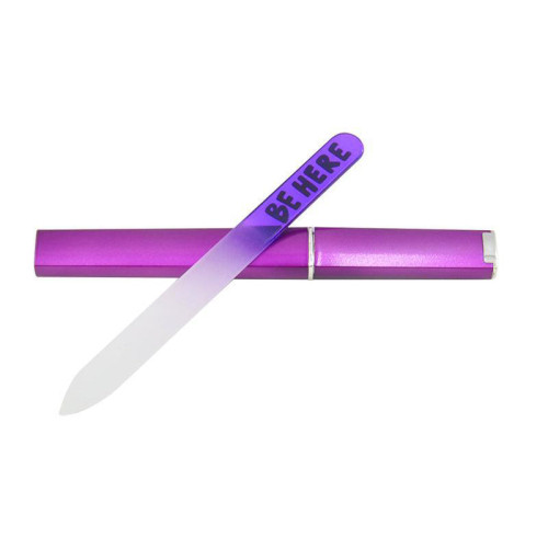 Nail File - Purple With Case