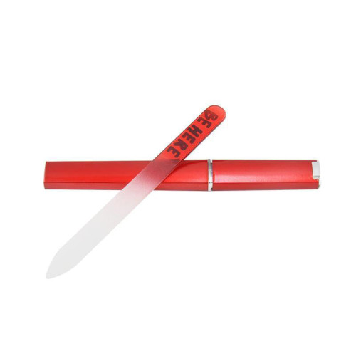 Nail File - Red With Case