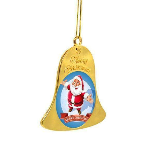 Metal Christmas Bell - Gold