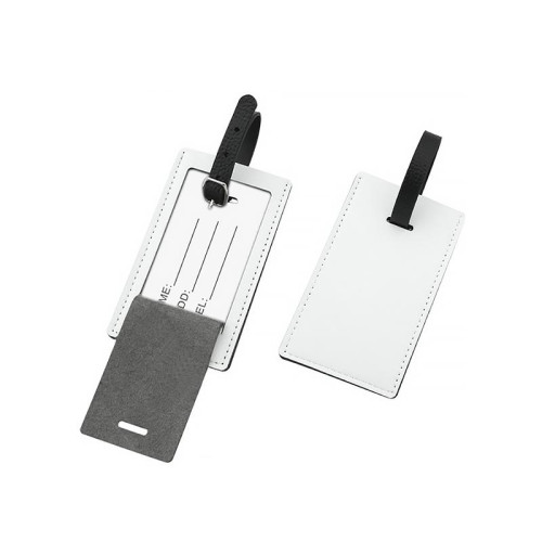 PU Rectangle Luggage tag