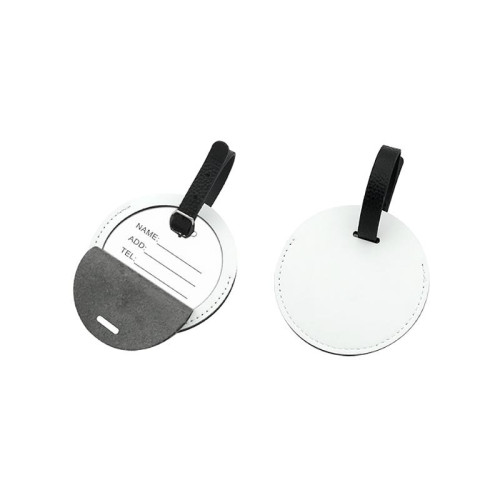 PU Round Luggage tag