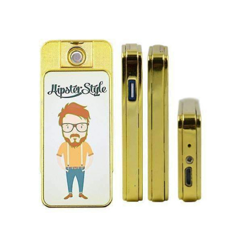 Electric USB Rechargeable Lighter - Gold