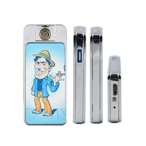 Electric USB Rechargeable Lighter - Silver