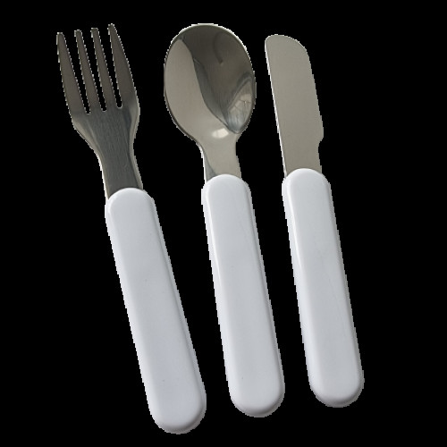 Kids Polymer Steel Knife, Fork and Spoon Cutlery Set