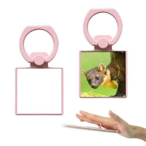 Square phone ring holder - Pink