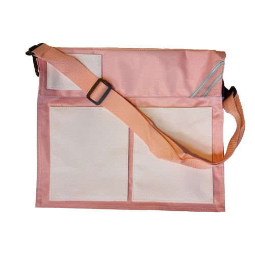 Kids Messenger School Bag - Pink