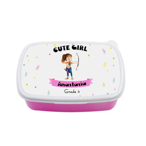 Pink Kids Lunch box