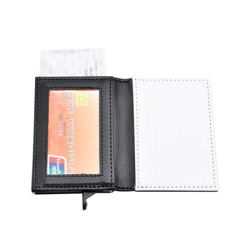 Smart PU Leather Card Holder - Black