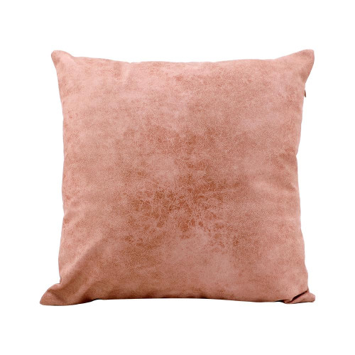 Polyester PU Cushion Cover Pink 40 x 40