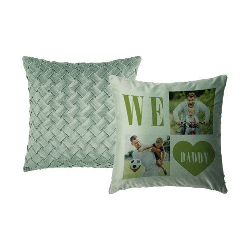 Soft Velvet Cushion Cover 40 x 40 cm - Light Green