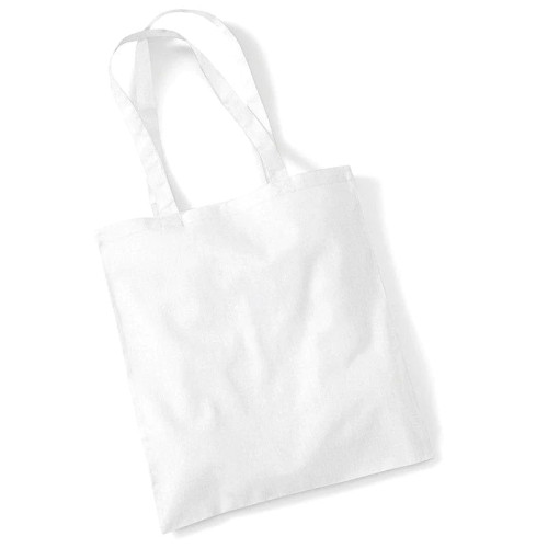 Luxury White Soft Tote Bag - 42cm x 38cm