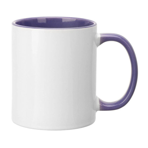 11oz Purple Coloured inner mug and handle