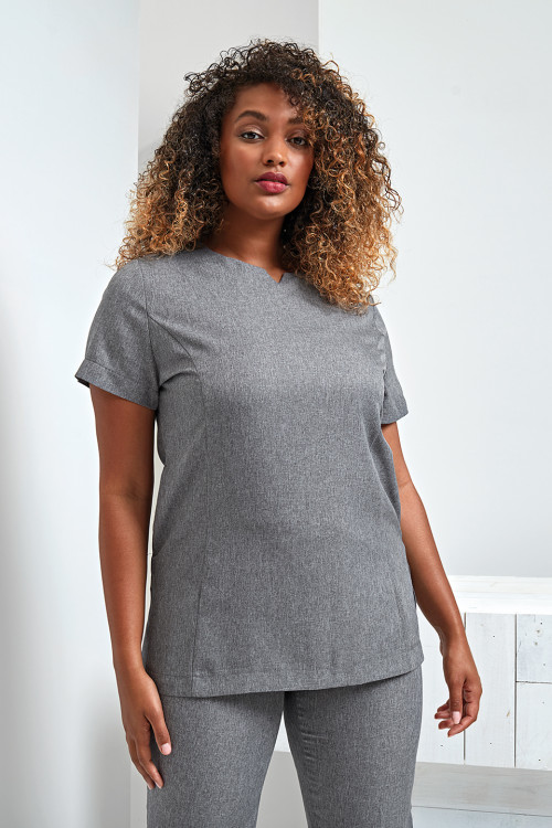 Viola 'Linen Look' Cut Neck Beauty Tunic