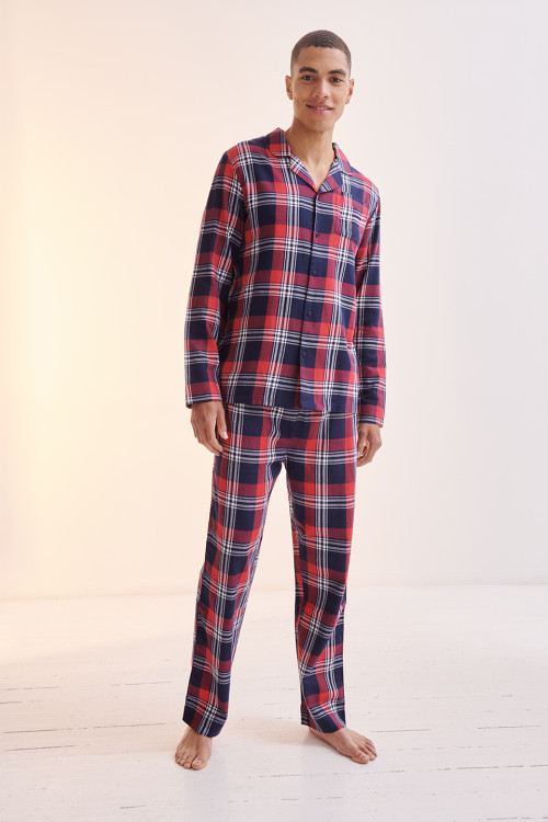 Mens Tartan Lounge Set