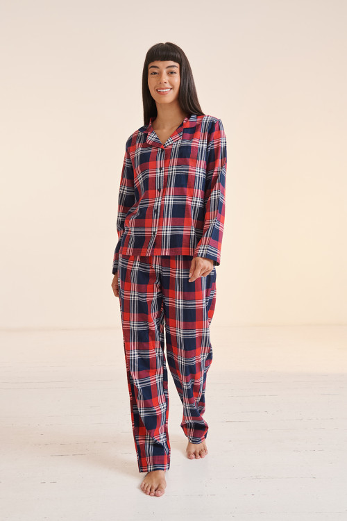 Womens Tartan Lounge Set