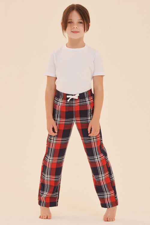 Kids Tartan Lounge Pants