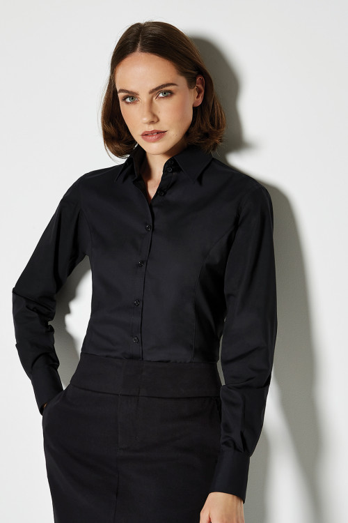 Business Blouse Long-Sleeved (Tailored Fit)