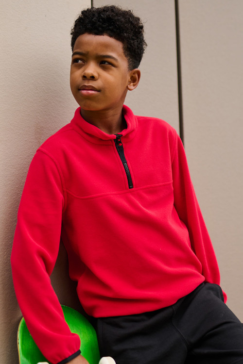 Kids Half-Zip Microfleece