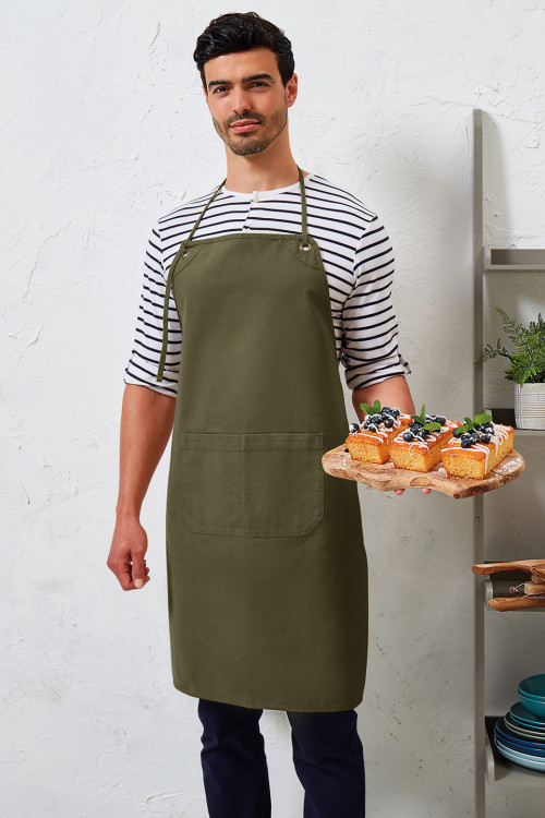 ArtisanS Choice Double-Pocket Canvas Apron