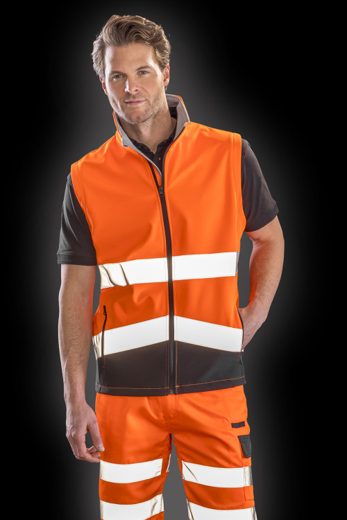 Printable Safety Softshell Gilet