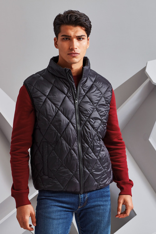 Diamond Pane Padded Gilet