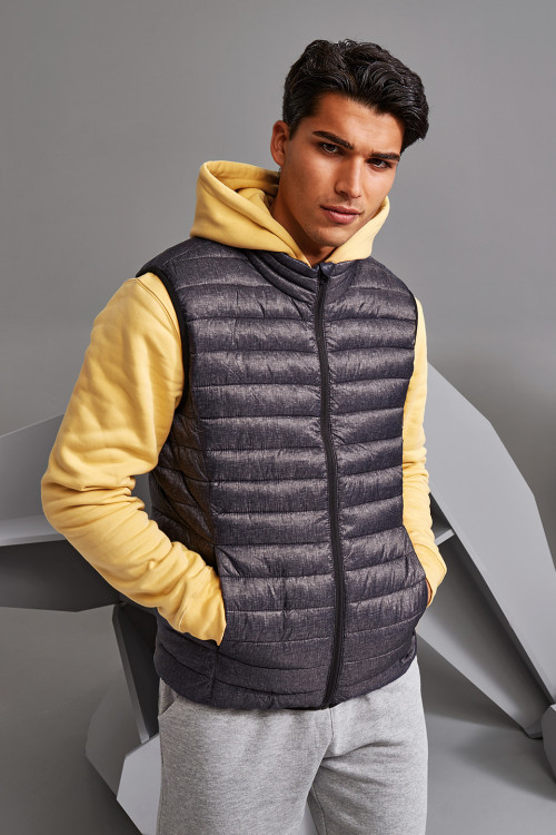 Melange Padded Gilet