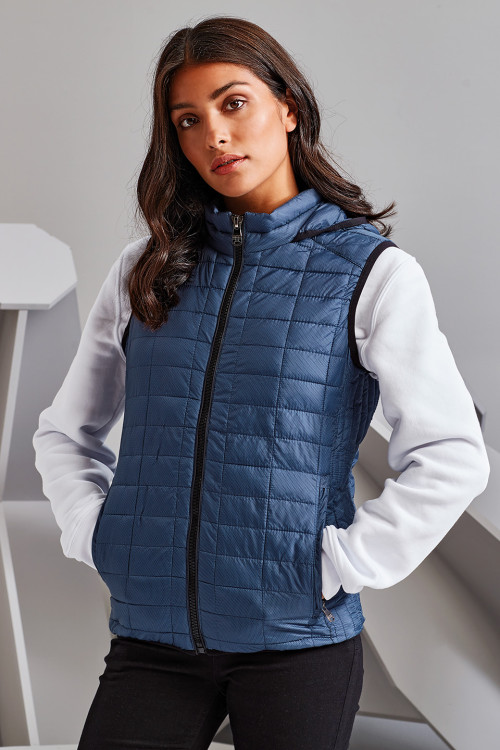 Womens Honeycomb Hooded Gilet