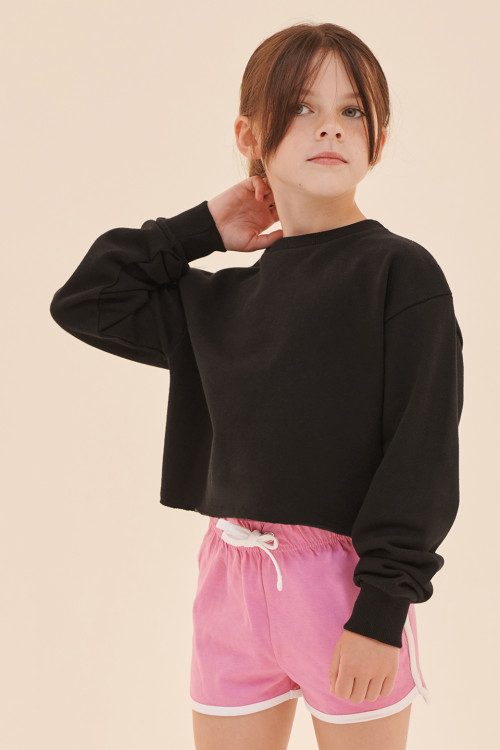 Kids Cropped Slounge Sweat