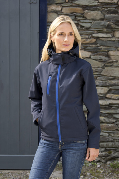 Womens Core Tx Performance Hooded Softshell Jacket