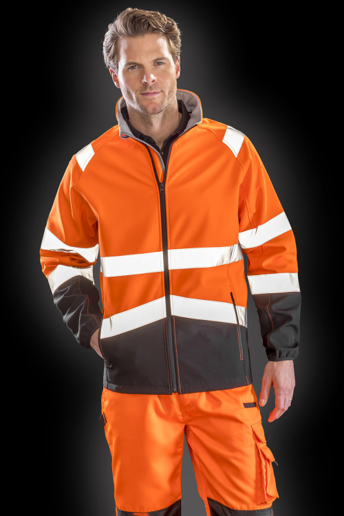 Printable Safety Softshell Jacket