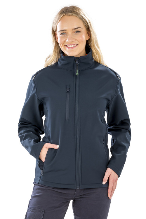 Womens Recycled 3-Layer Printable Softshell Jacket