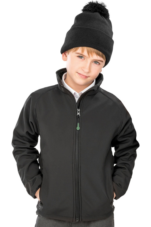 Recycled 2-Layer Printable Junior Softshell