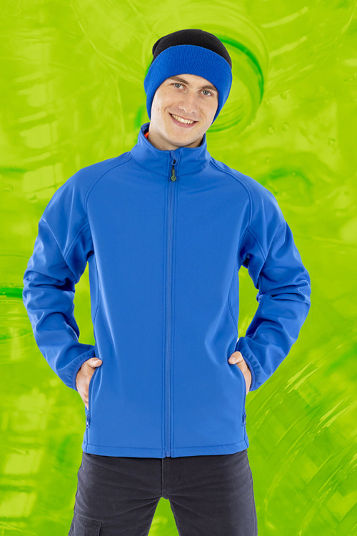 Mens Recycled 2-Layer Printable Softshell Jacket