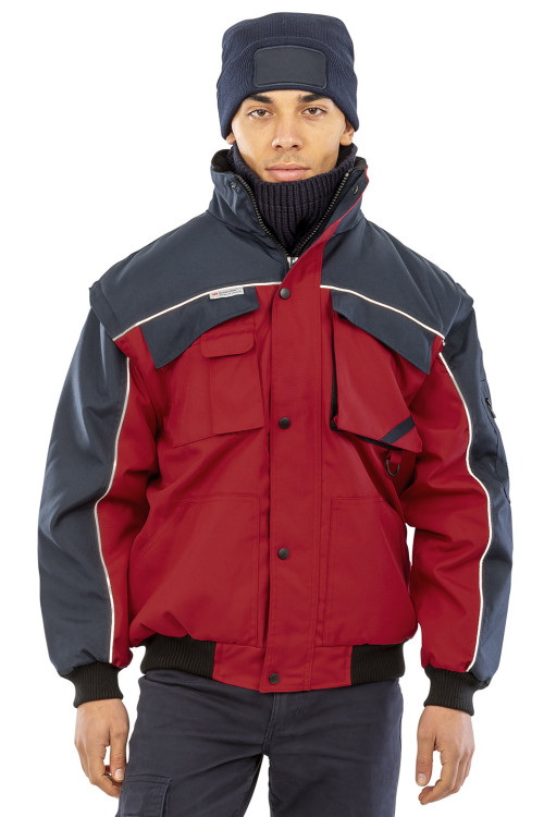 Work-Guard Zip Sleeve Heavy-Duty Pilot Jacket