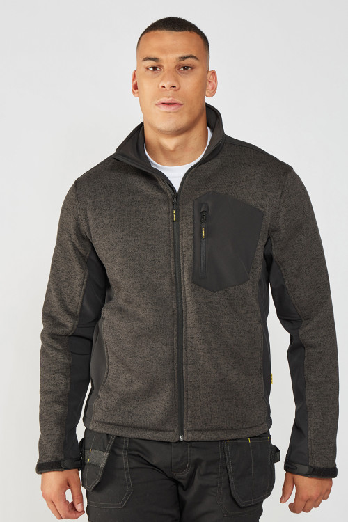 Brady Zip-Through Knitted Fleece