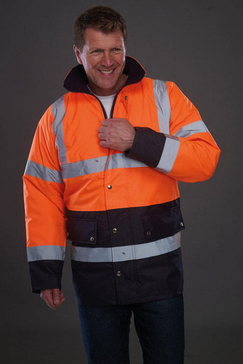 Hi-Vis Two-Tone Motorway Jacket (Hvp302)